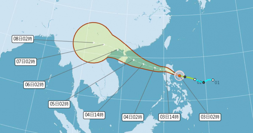 輕颱「麥德姆」掠過東部帶雨勢　中秋連假多地持續高溫