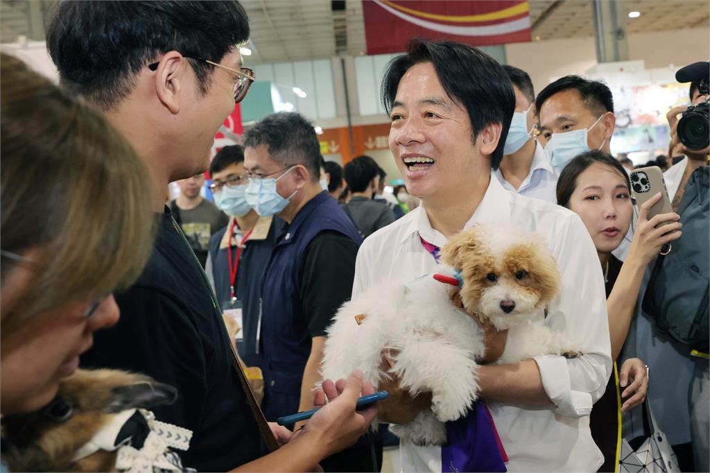 快新聞／賴清德參觀寵物展　承諾持續推動「這些事」