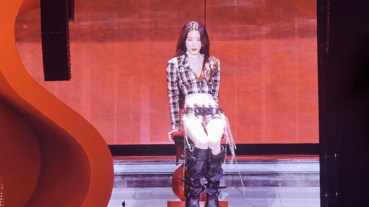 i-dle首登大巨蛋! 三萬人齊聲應援 台灣女兒舒華感動哽咽