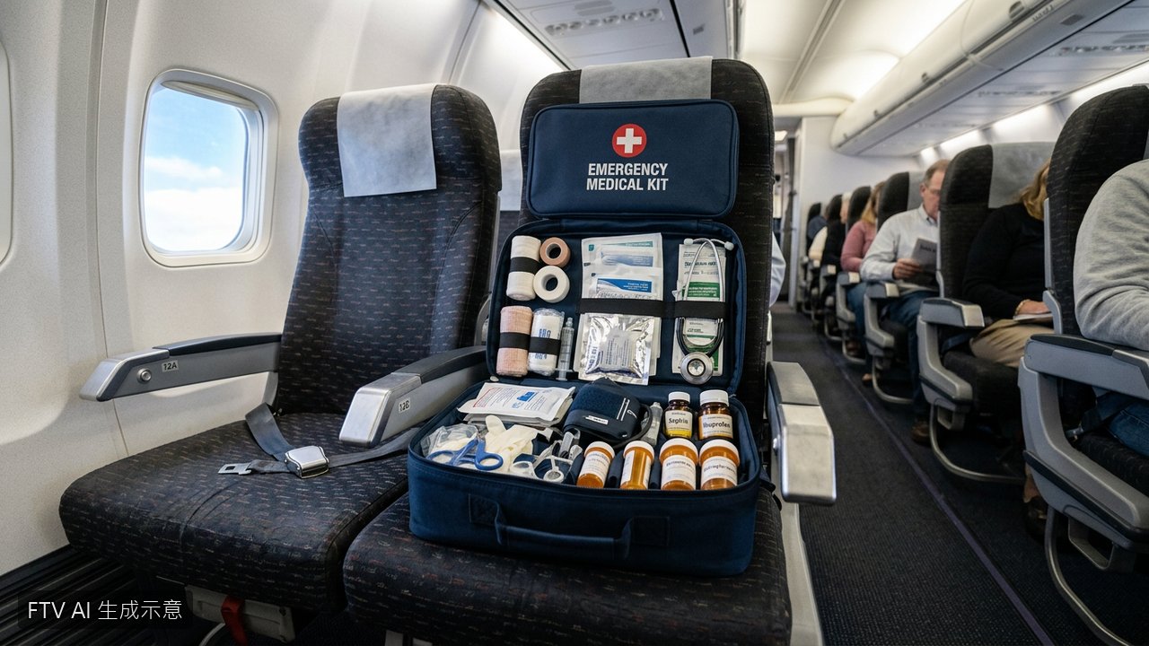 美FAA擬放寬機上醫療箱規定 航空公司備藥更具彈性