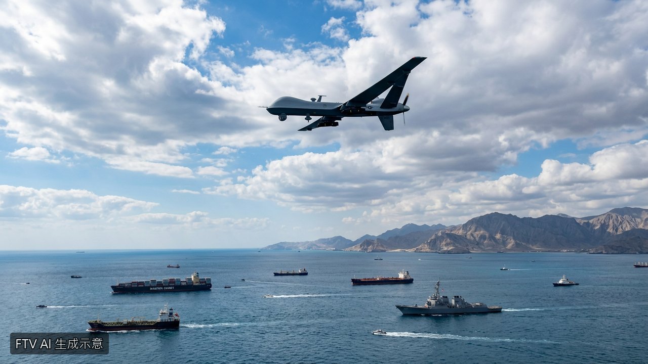伊朗革命衛隊宣稱　在荷姆茲海峽擊落美軍MQ-9無人機