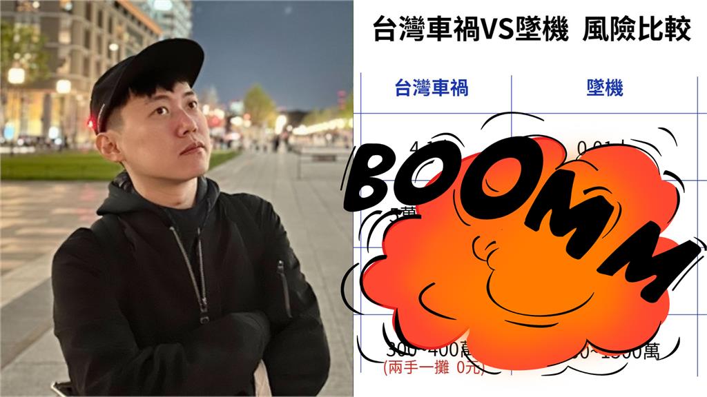 別過度恐慌！Cheap曝車禍、空難死亡率「相差2百倍」：難道以後不上路？