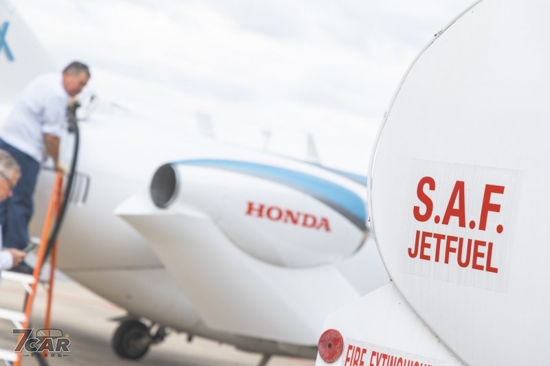 HondaJet 創新突破，全球首架 100% SAF 雙渦輪輕型商務機成功試飛
