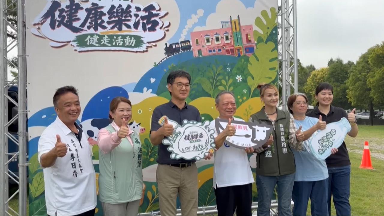 劉建國拋雲林「老少週週喝鮮乳」　張嘉郡首場廟口開講