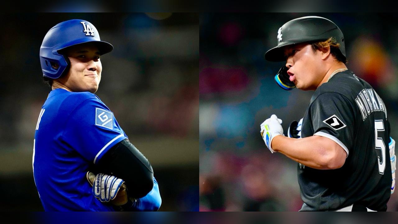 MLB(影)／大谷翔平笑談同胞村上宗隆！「有聽說他最近一直在開轟！」