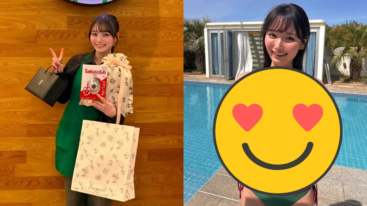 最美店員脫了！「星巴克色比基尼」包不住Q彈大球　全網暴動朝聖