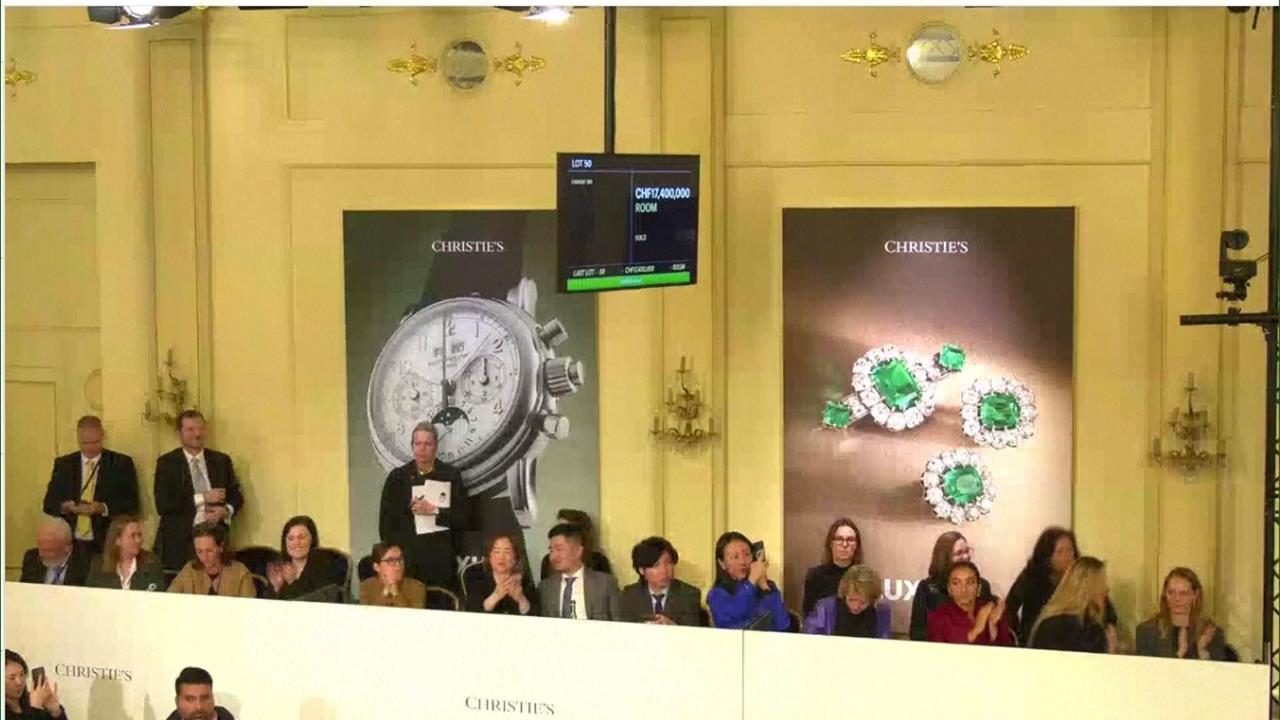 稀世珍寶！　瑞士日內瓦拍賣會登場　９.５１克拉「梅隆藍鑽」　以台幣６.２億元落槌