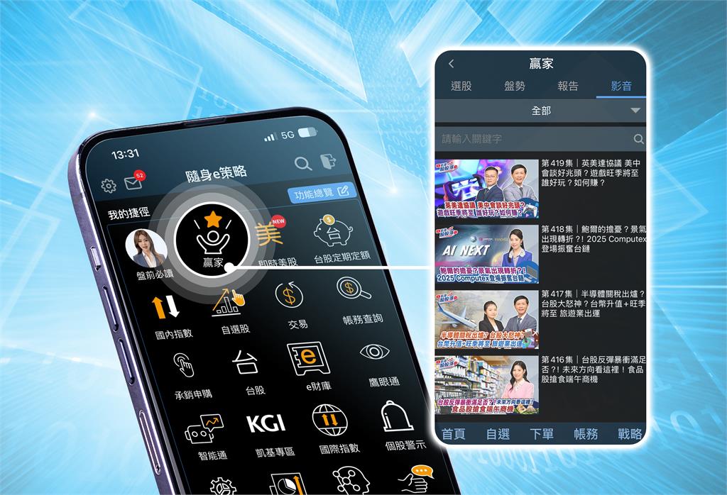 凱基證券AI助理升級　結合「贏家」功能打造智能投資領航者