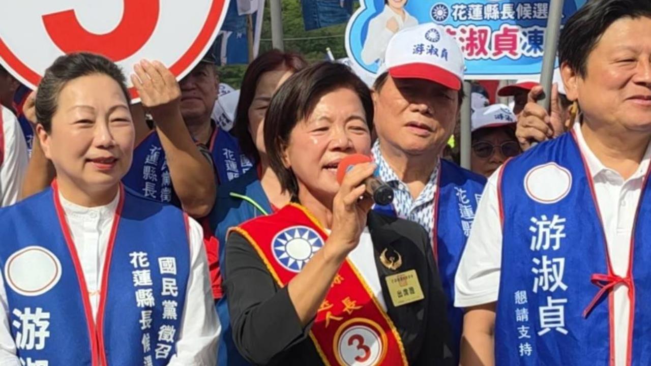 花蓮縣長抽籤出事！國民黨候選人才喊這句「假牙疑噴出」畫面全放送　傅崐萁反應曝光