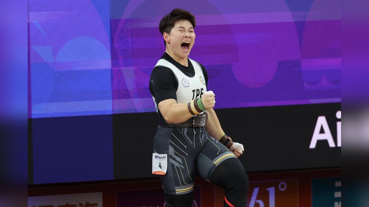 亞運／女子舉重69公斤奪銀！陳玟卉總和232公斤獲得銀牌