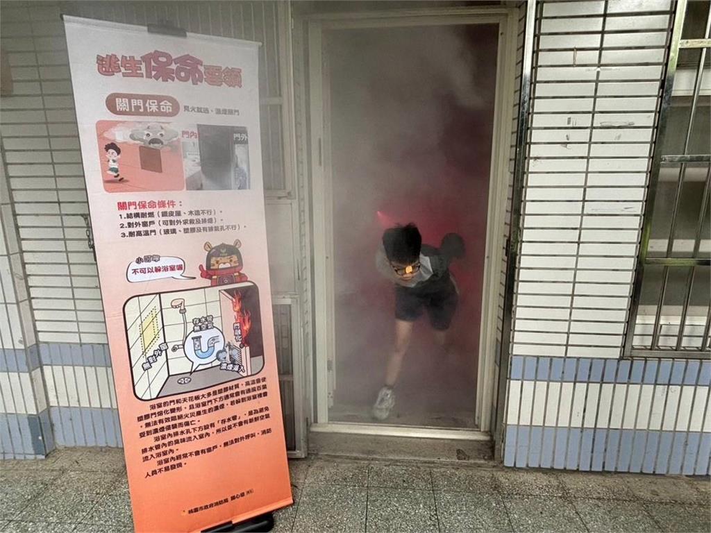 桃消山腳分隊前進校園宣導　防火教育向下紮根
