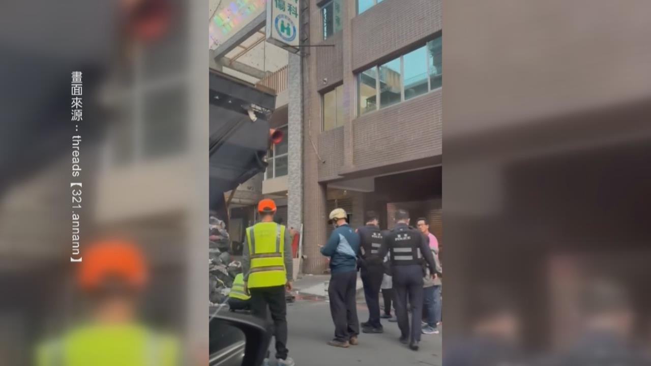 鋰電池丟進垃圾車　害垃圾車悶燒