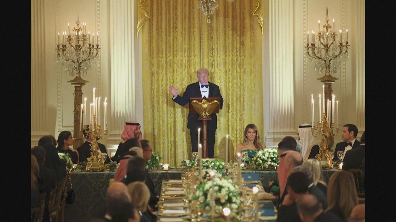 阿拉伯王儲訪白宮川普設宴歡迎　「這巨星」、黃仁勳皆為座上賓
