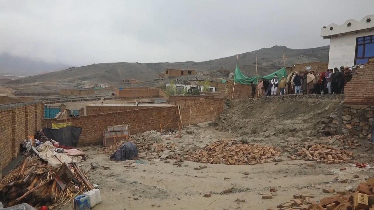 當地多木屋或泥磚屋 阿富汗5.8地震至少12死
