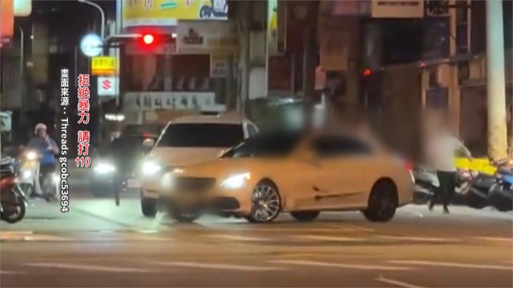 台中「球棒隊」　友人酒後口角後　街頭偶遇竟攔車猛砸