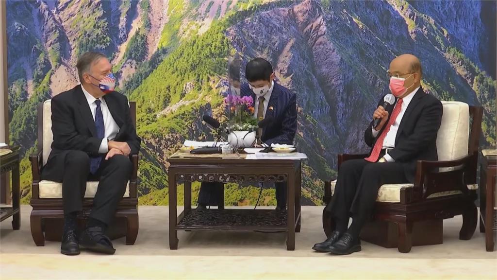 快新聞／接見龐培歐　蘇貞昌：台美友誼更堅定讓「惡鄰不敢輕舉妄動」