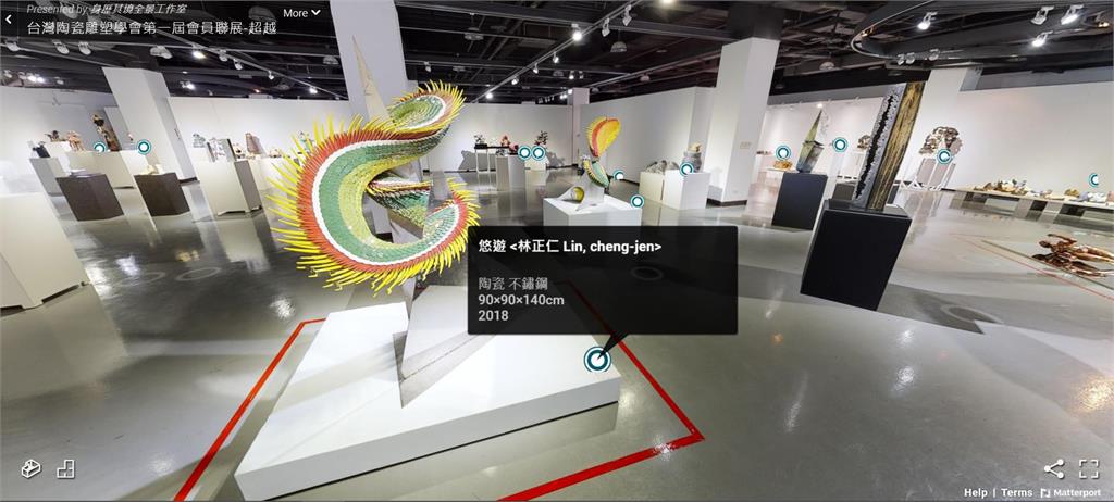 台灣陶瓷雕塑學會首次聯展在桃園 176件作品也能線上看