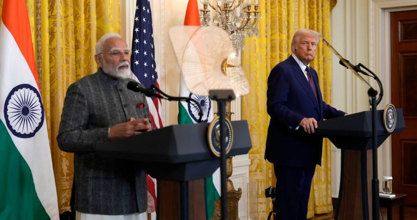 川普宣布調降印度關稅至18% 莫迪承諾採購「5000億美國貨」