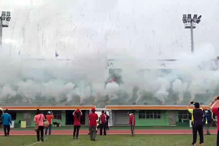 煙火空汙、爆破傷人 台南運動會挨批