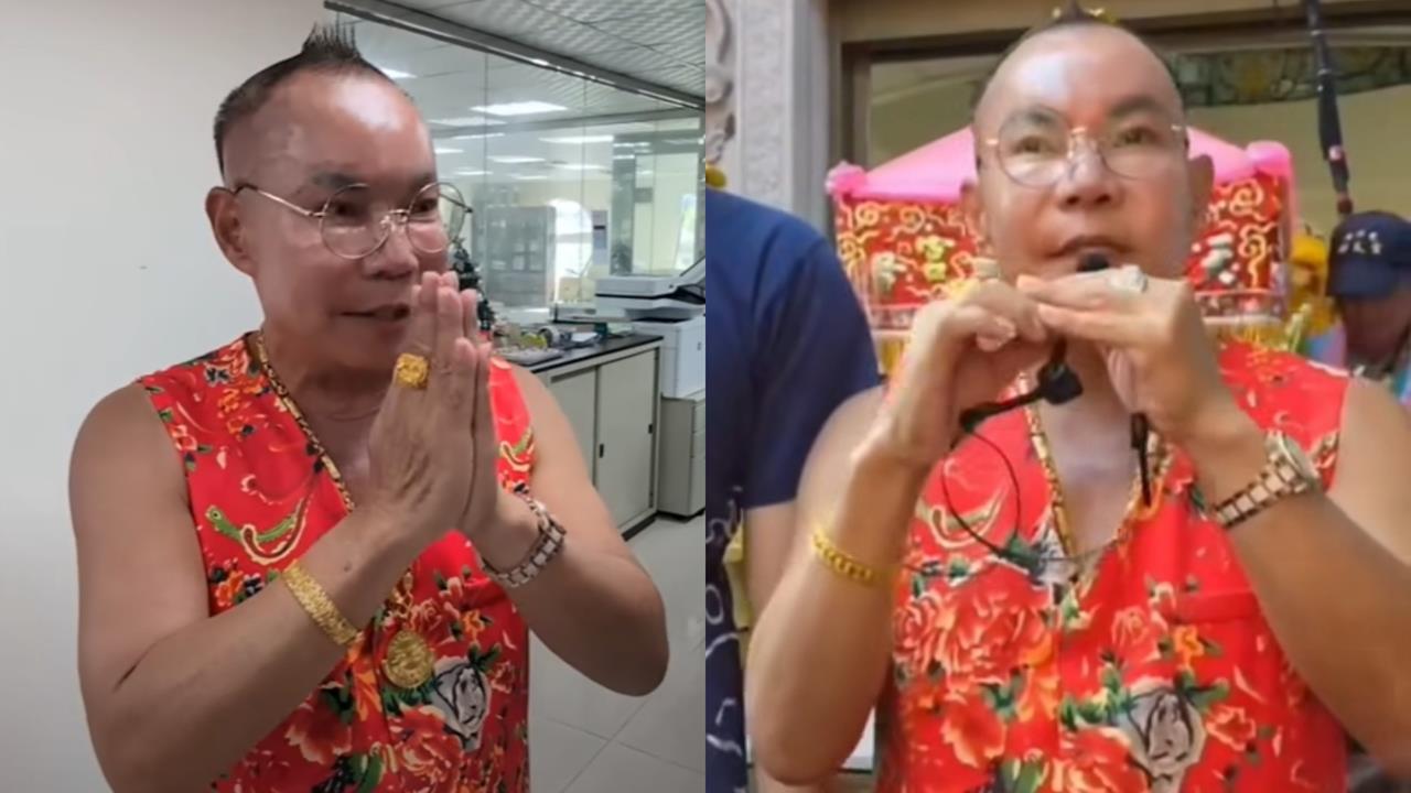 吊車大王「坐矮凳」!白沙屯拱天宮「主委坐大位」挨轟失禮 本尊急發聲還原真相