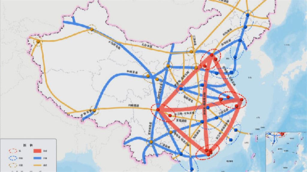 認真？中國最新交通規劃綱要 終點有台北