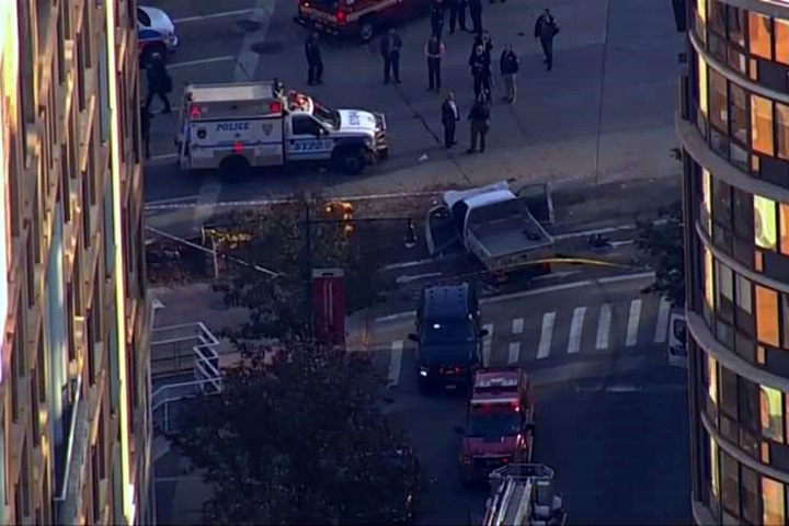 紐約驚爆孤狼式恐攻 卡車衝撞人群釀8死