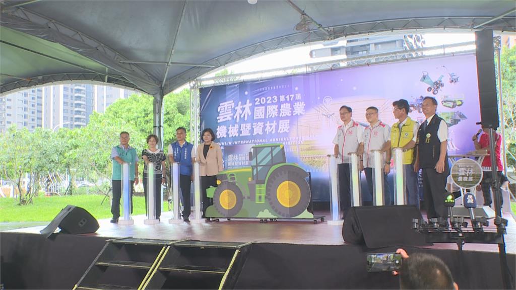張麗善合體張善政　宣傳雲林農機展
