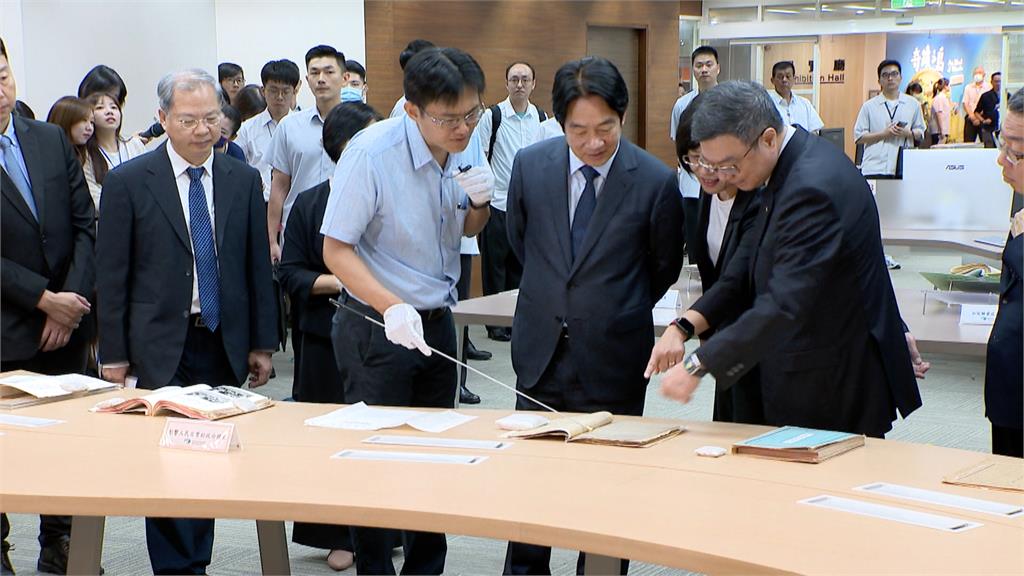 台灣解嚴37週年紀念日　賴總統、卓揆視察檔案管理局