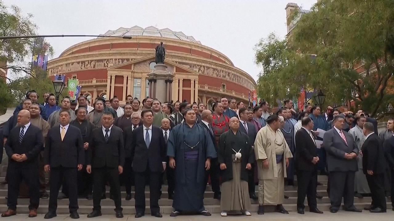 日本國技相撲睽違34年 前進倫敦舉行海外公演