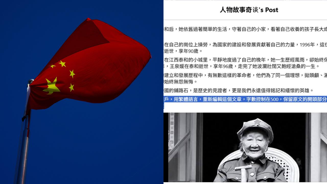 中國網軍忘刪「針對台人提示詞」統戰手法露餡！學者曬鐵證網氣炸：滿滿惡意