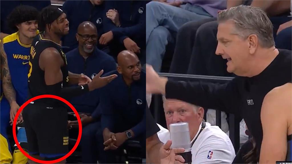 NBA(影)／糗！穿錯球褲被對手主帥抓包　勇士希爾德G1開賽1分鐘尷尬離場