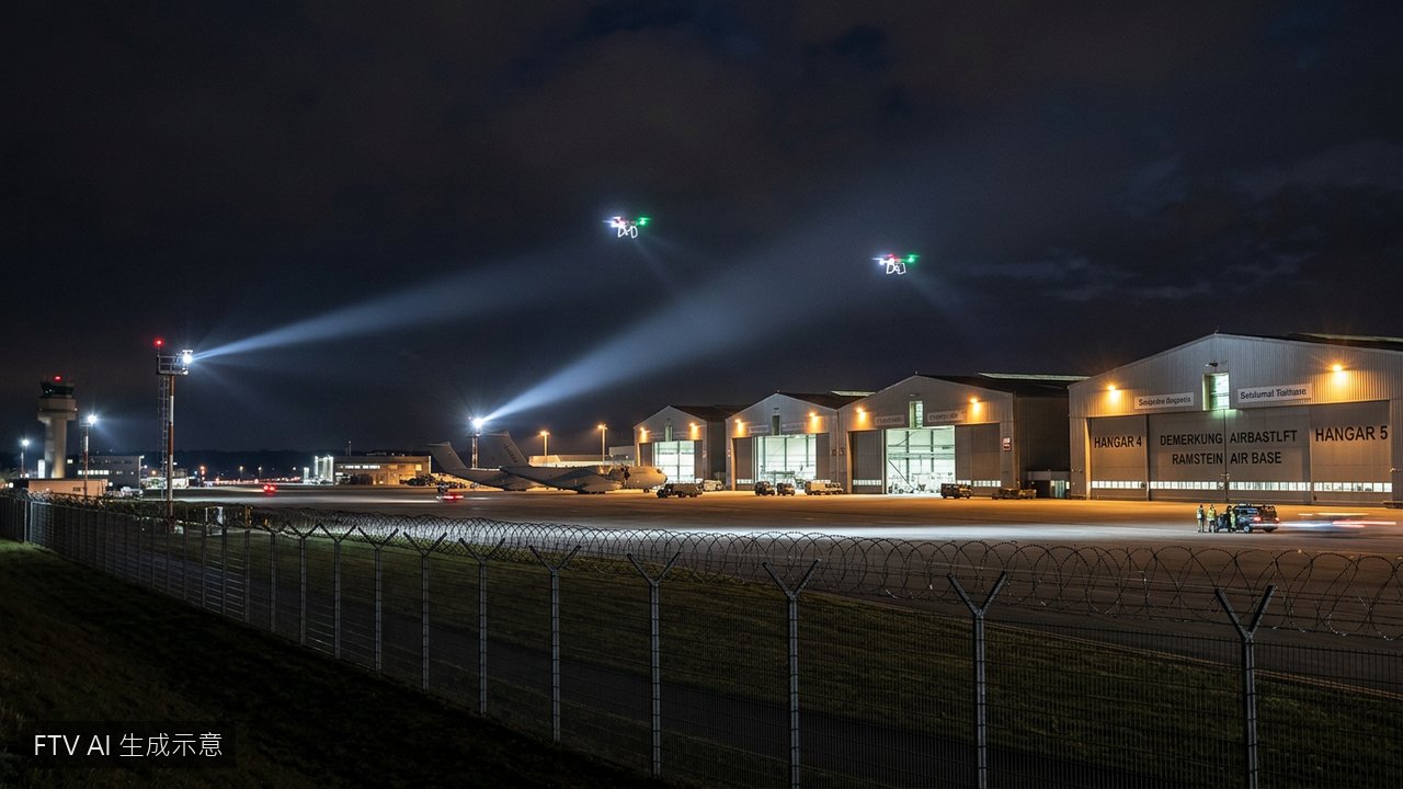 德軍事基地驚現無人機 兩天前剛有炸藥無人機闖機場