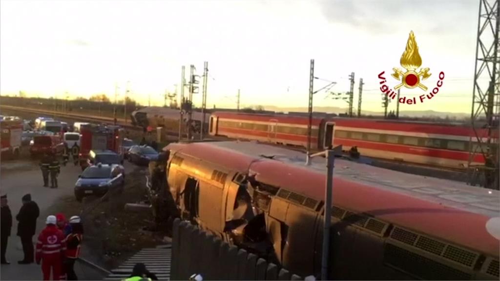 義大利高速列車出軌！2駕駛亡、29人輕重傷