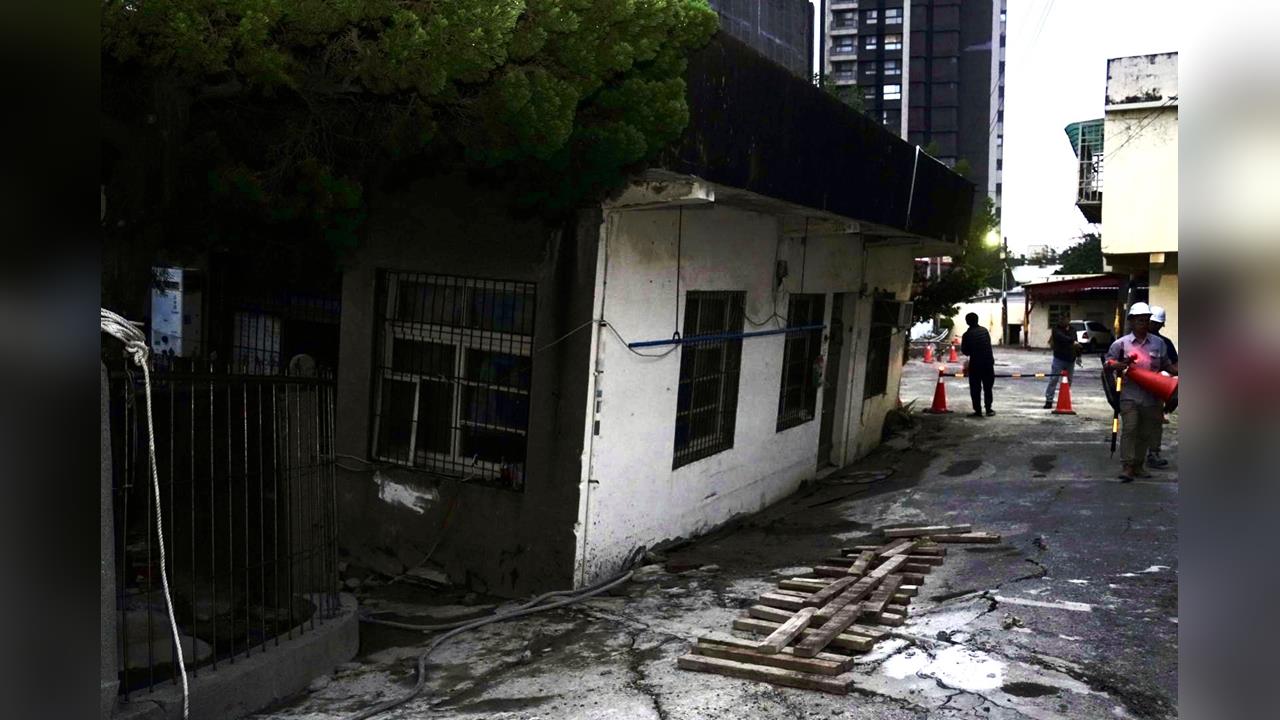 竹市東大路建案施工地層下陷! 房子傾斜「矮一截」33住戶撤離