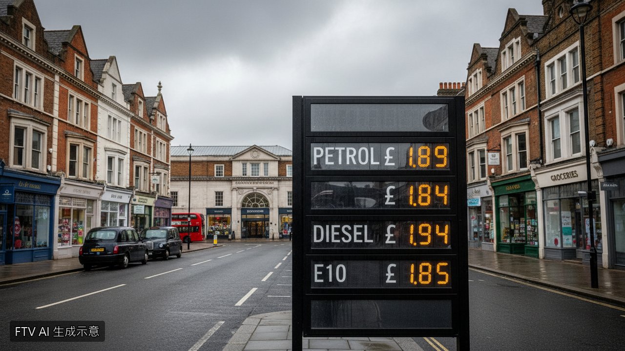 英國4月通膨率降至2.8%低於預期　能源與民生壓力仍成焦點