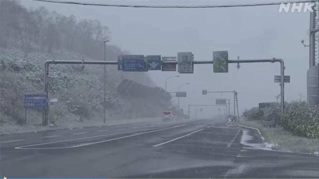 北海道降下初雪　比去年早了17天