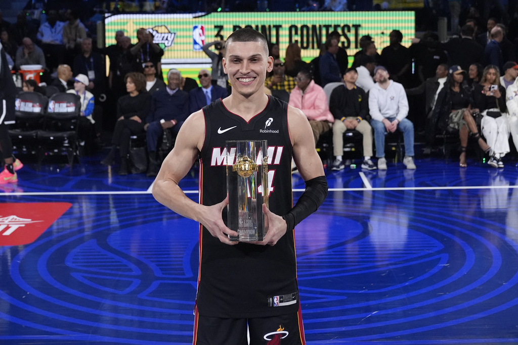 NBA(影)／小李三連霸夢碎　英雄哥射下三分球大賽冠軍