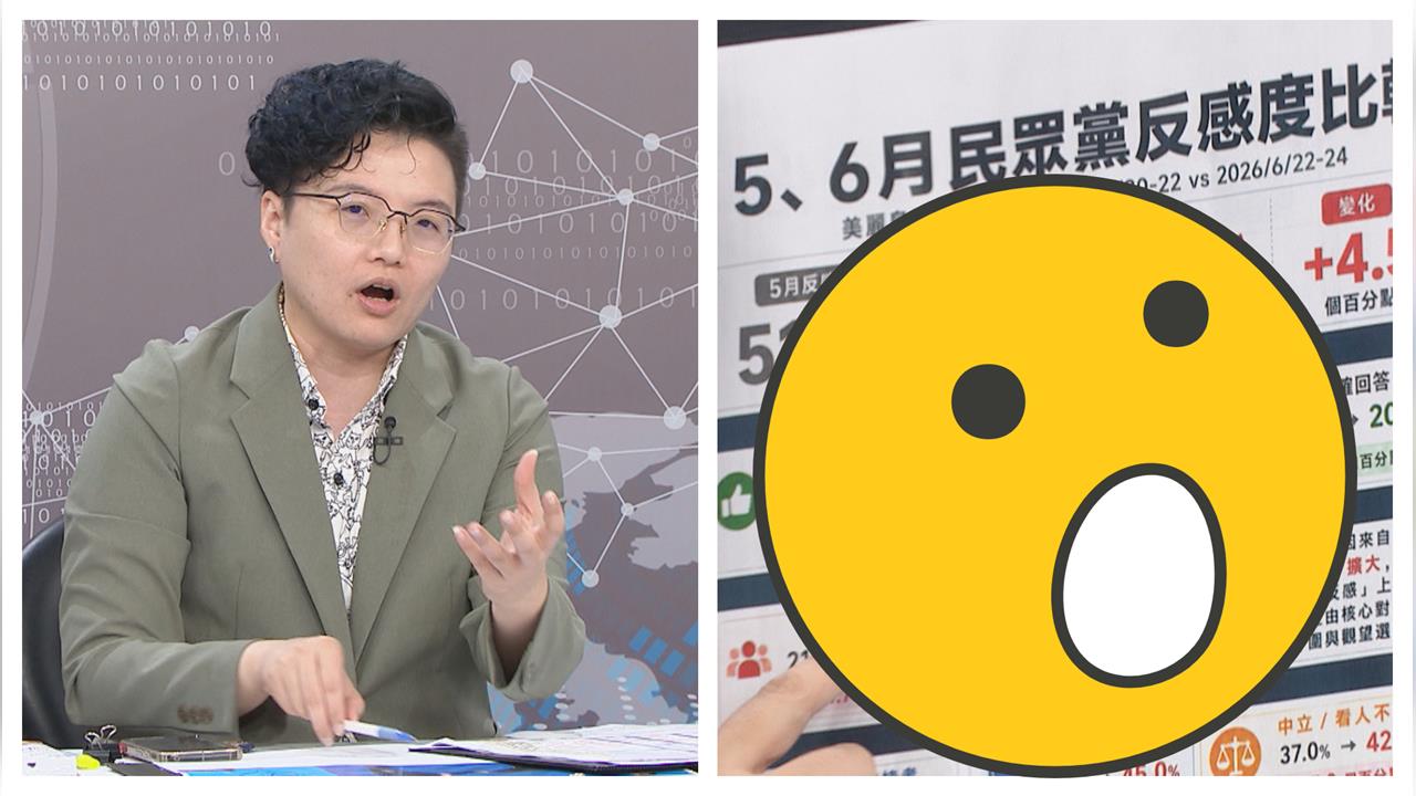 白營全壘打夢沒了？名嘴秀民調酸：國家可能有救　爆小草不敢自曝身分「超現實內幕」