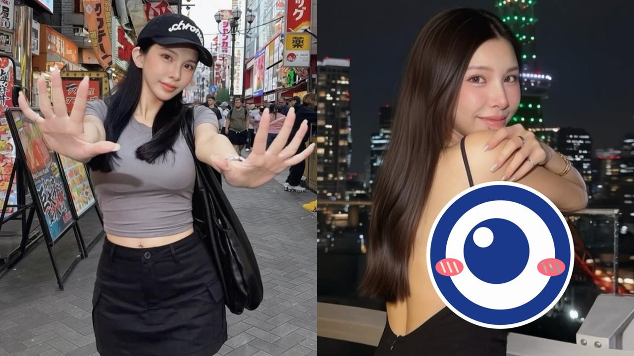 國光女神曬赴日「低胸戰袍」照！1情況藏鏡人看不下去　她羞喊：我要解放