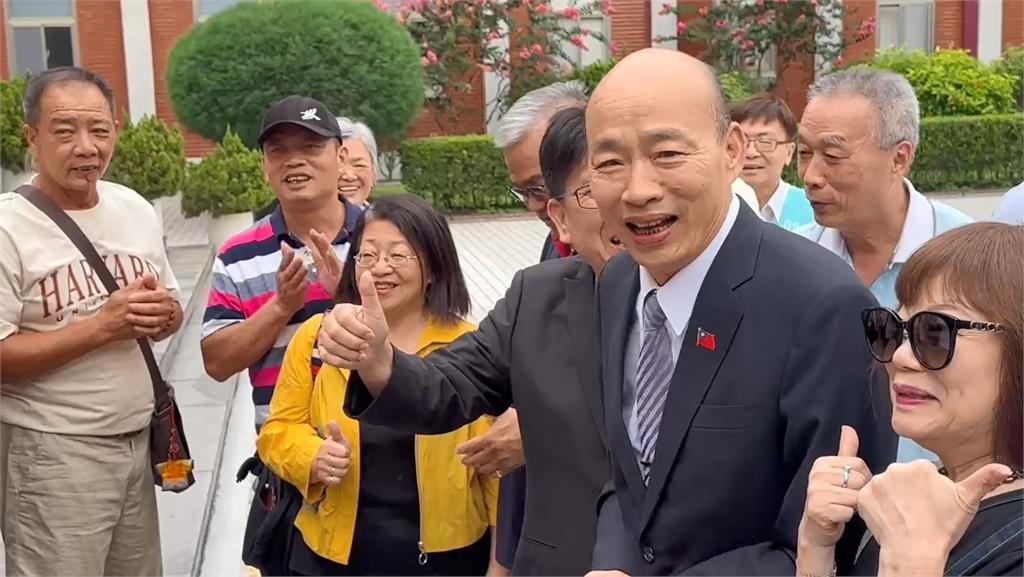 快新聞／偕林思銘在立院接見訪團　韓國瑜又宣傳「不同意大罷免」