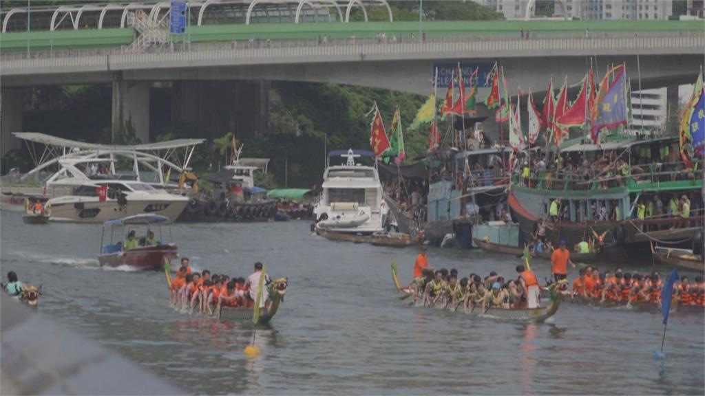 香港傳統龍舟賽開放觀賽　200多組海內外選手奪旗爭榮耀