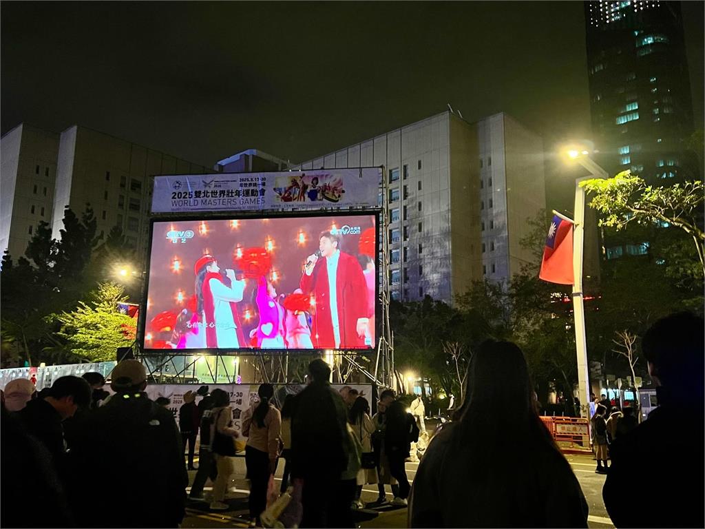 快新聞／道歉了！北市府跨年外圍螢幕竟播中國央視畫面遭轟　TVBS認疏失