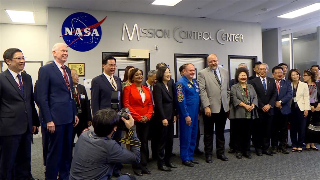 蔡英文訪美官方機構NASA 台歷任元首第一人