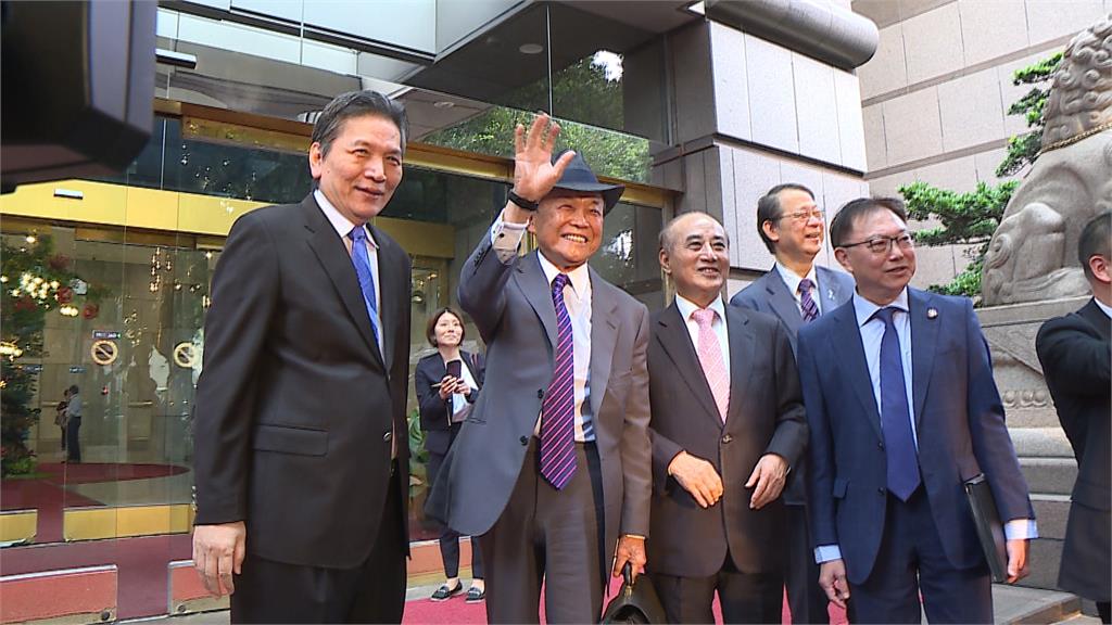 麻生太郎訪台晚宴　王金平、李鴻鈞、游錫堃等人出席