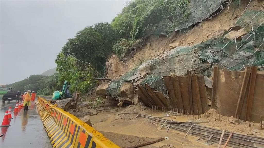 提前設置防護 基隆北寧路段土石滑落未釀傷亡