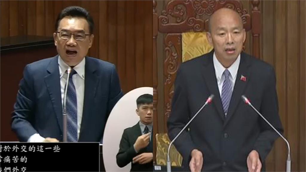 林國成質詢卓榮泰「突投訴外交失禮」大離題！韓國瑜出手制止「喊這句」他尷尬了