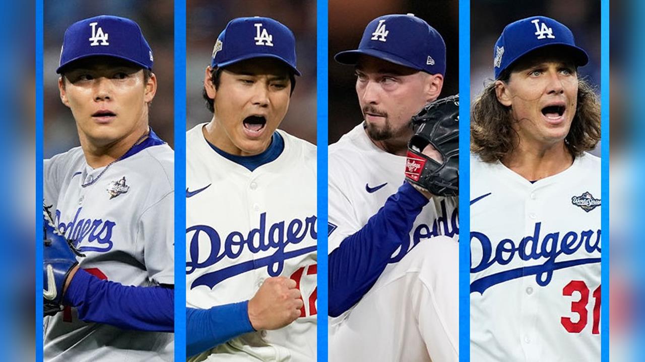 MLB(影)／史上最狂輪值！道奇總裁佛里德曼：「超夢幻先發陣容直指三連霸！」