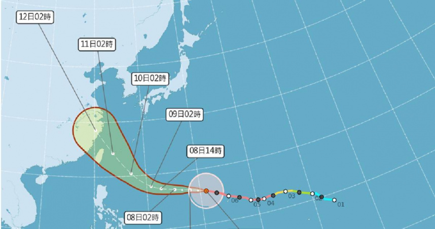 追平「辛樂克」！強颱巴威並列今年最強颱風　專家揭風雨最劇時程