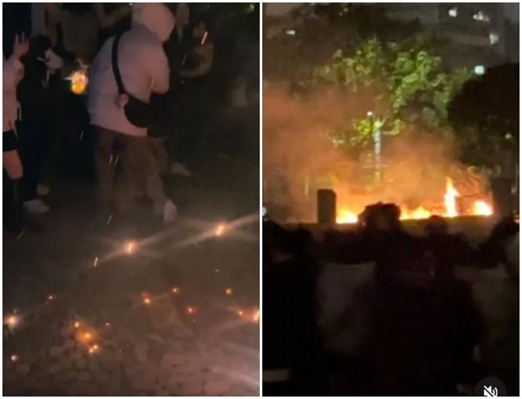 台中跨年晚會被罵爆！煙火在「民眾頭頂近距離炸開」　網曬驚悚片：噴火搖滾區