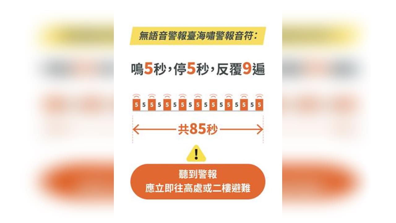 快新聞／花蓮縣府「水來了」誤報釀恐慌　政院提供正確警報方式